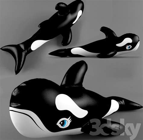 Inflatable Killer Whale 3d Model