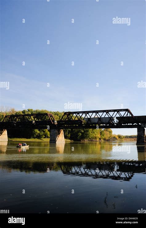 Railroad Bridge Over The Wabash River West Lafayette Indiana
