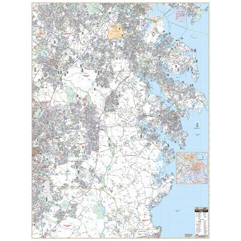 Anne Arundel County Maryland Wall Map Shop City And County Maps