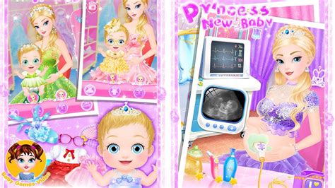 Princess New Baby Baby Care Game For Girls Babygames Video Youtube