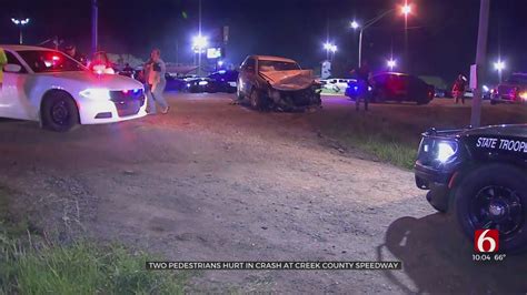 Crash Near Creek County Speedway Injures 2 Kellyville Police Investigating