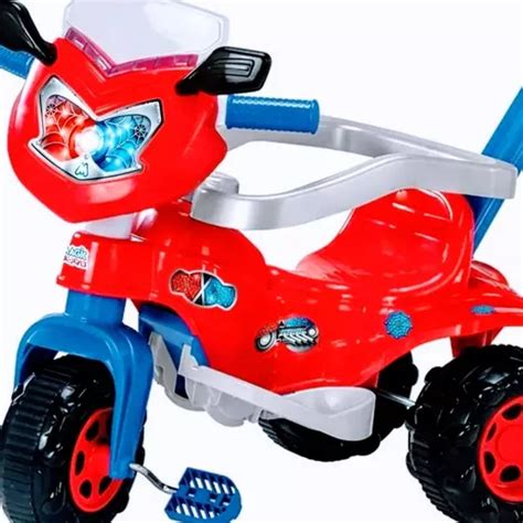 Triciclo Velotrol Infantil Motinho Mini Moto Tico Tico Red Parcelamento Sem Juros