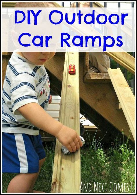 Outdoor Car Ramps In 2020 Kids Outdoor Play Kids Play Area Outdoor
