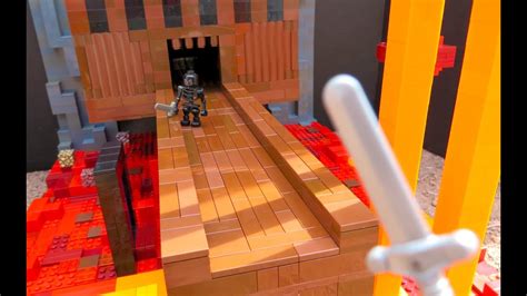 Lego Minecraft Nether Fortress Youtube