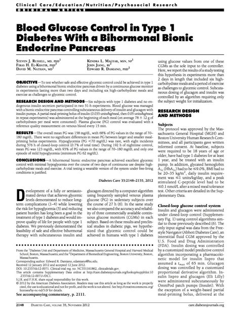 Bionic Pancreas Diabetes Care Bionic Pancreas Blog Archive Boston