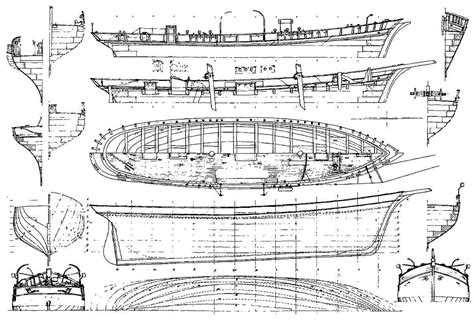 Endeavour Ship Model Boat Plans Model Drawing Small Boats Wooden