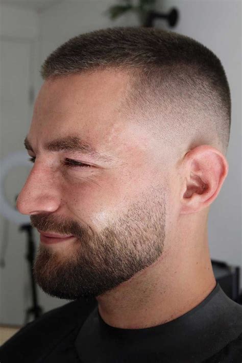 Mens Buzz Cut Fade Simple Haircut And Hairstyle