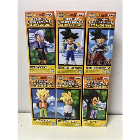 Wcf Dragon Ball Z World Collectable Figure Extra Costume ครบชุด 6 กล่อง Shopee Thailand