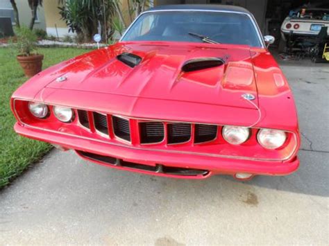 Sell Used 1971 Plymouth Barracudacuda Ground Pounding 440 Nice In