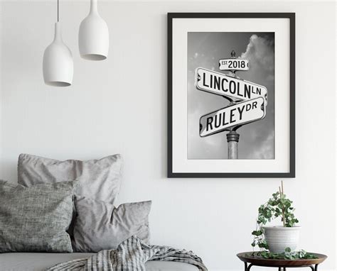 Printable Personalized Street Signs Digital Photo You Print And Etsy
