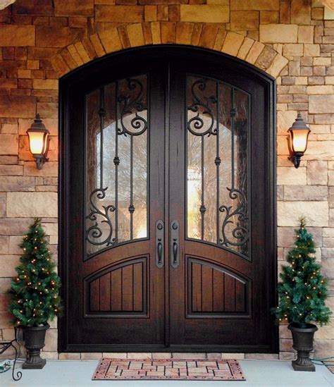 27 Stunning Exterior Door Design Ideas Exterior Door Designs Wrought