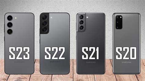 Samsung Galaxy S23 VS Galaxy S22 VS Galaxy S21 VS Galaxy S20 