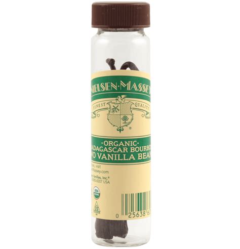 Organic Madagascar Bourbon Vanilla Beans Nielsen Massey Vanillas