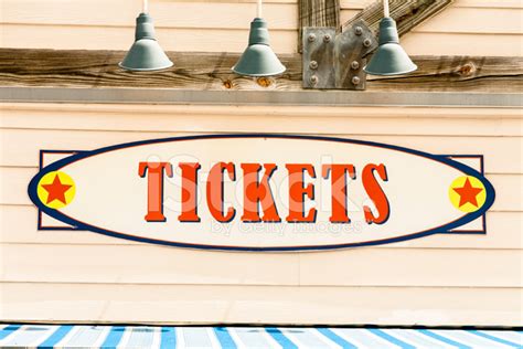 Ticket Sign At Amusement Park Stock Photo Royalty Free Freeimages