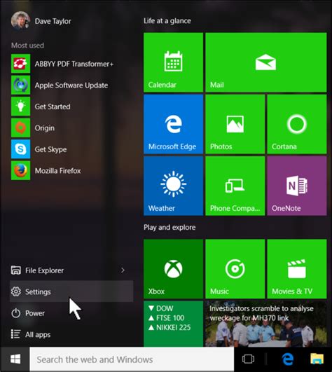Ease of access > high contrast. Change icon and system text size on Windows 10? - Ask Dave ...