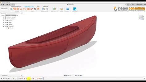 Autodesk Fusion 360 Teil 12 Surface Modeling Boat Boot Konstruktion
