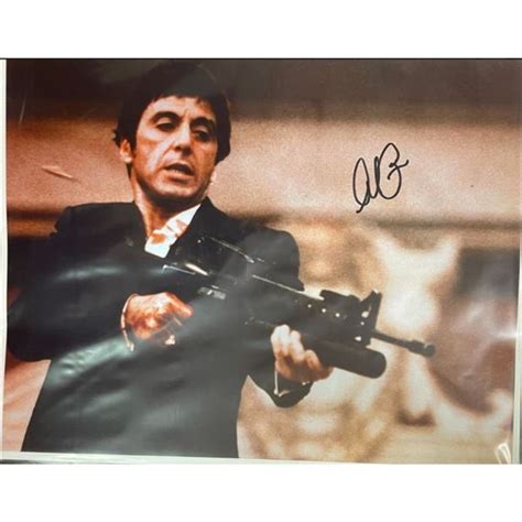 Signed Al Pacino Scarface Photo