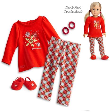 American Girl Truly Me Holiday Dreams Pajamas For 18 Inch Dolls
