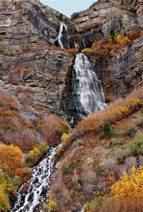 Bridal Veil Falls In Provo Canyon Photograph By Utah Based Photographer