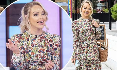 Katie Piper Wows In A Pretty Floral Statement Dress After Making Her Debut On Itvs Loose Women