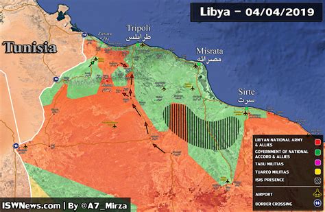 Latest Updates On Libya 4 April 2019 Lnas Operation To Occupy The Capital Islamic World News