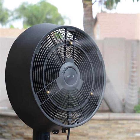 Wall Mounted Pedestal Fans Oscillating Misting Fan With 15 L Water Tank