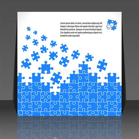 A fun community building activity for your students! Puzzle Pieces Design Flyer Design Stock Vector ...