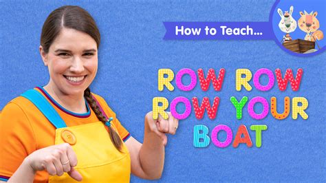 How To Teach Row Row Row Your Boat Super Simple