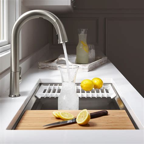 The cost of a kohler undermount kitchen sink would depend on the factors mentioned above. KOHLER Prolific 33 Inch Workstation Stainless Steel Single ...