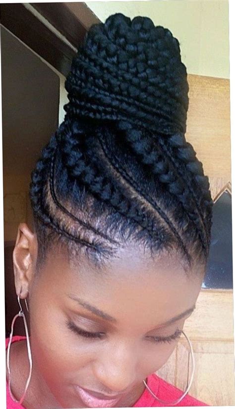 15 Best Collection Of Big Updo Cornrows Hairstyles