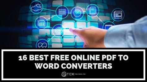 16 Best Free Online Pdf To Word Converters Tck Publishing