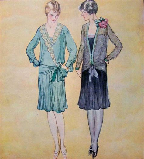 1920s Fashion 1920s Dress For Your Silhouette Glamour Daze