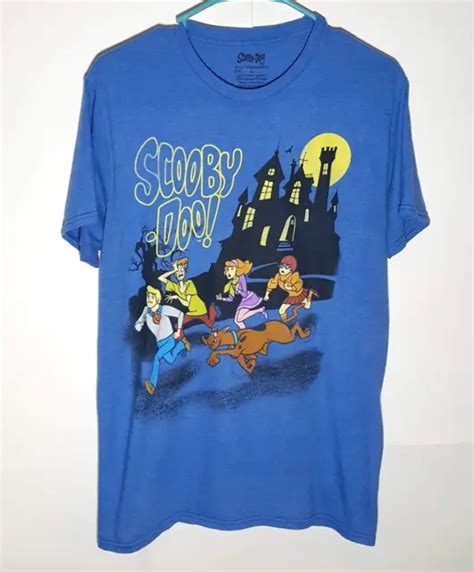 Scooby Doo T Shirt Official Hanna Barbera Classic Cartoon Mens Large 1395 Picclick