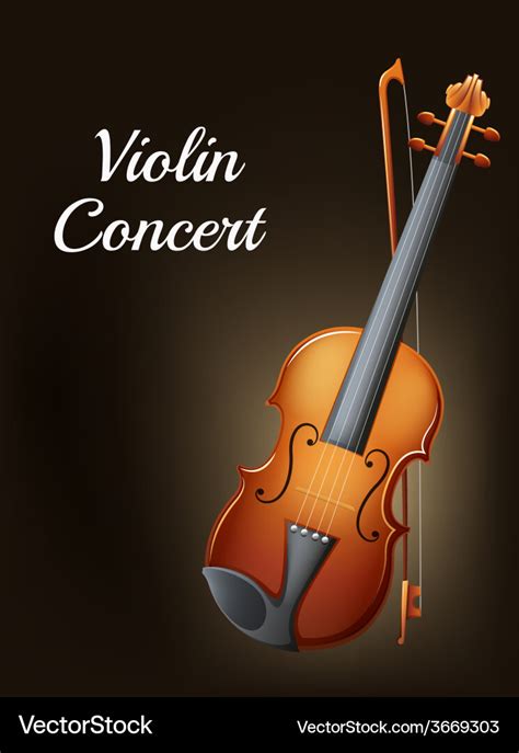 Violin Royalty Free Vector Image Vectorstock