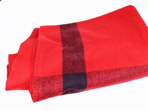 Big Red Wool Blanket