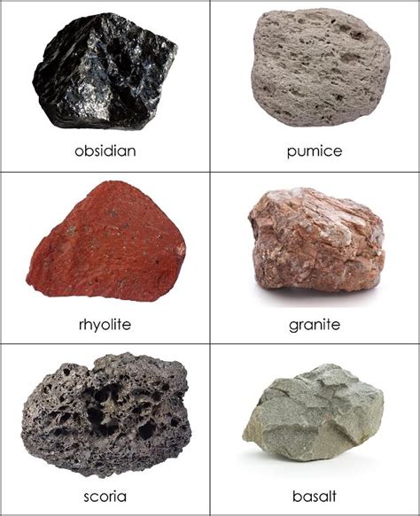 Types Of Rocks Sorting Cards From Montessori For Everyone Rocas Y