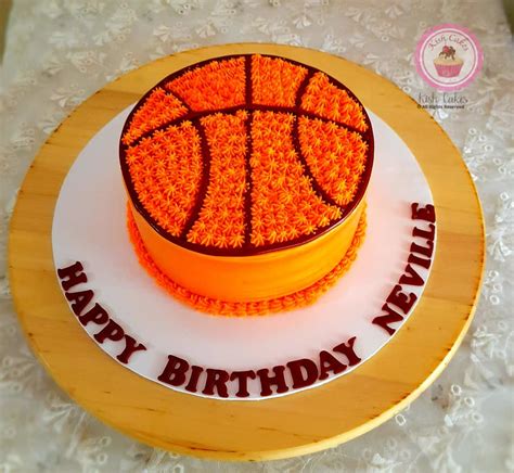 Kish Cakes Basketball Theme Birthday Cake 🏀🏀🏀 Ribbon