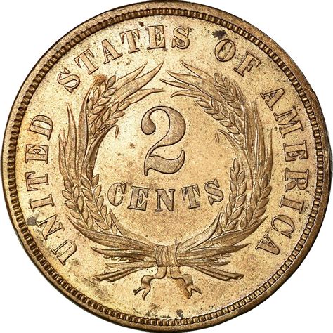 Two Cents 1867 Coin From United States Online Coin Club