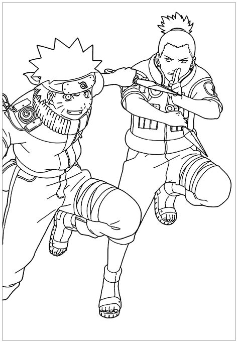 Naruto To Color For Children Naruto Coloring Pages For Kids Just