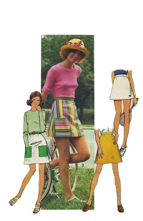 Simplicity 5427 1970s Misses Set Of Skirts Pattern Simple To Etsy