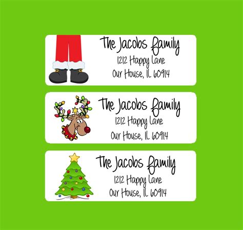Christmas Clipart For Return Address Labels 20 Free Cliparts Download