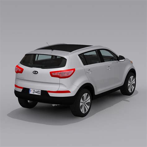 Kia Sportage D Model Max C D Fbx Free D