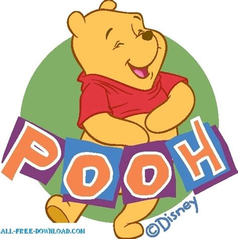 Winnie the Pooh Pooh 044 Free vector in Encapsulated PostScript eps
