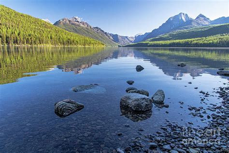 Bowman Lake Glacier National Park Photograph By Wayne Moran Pixels