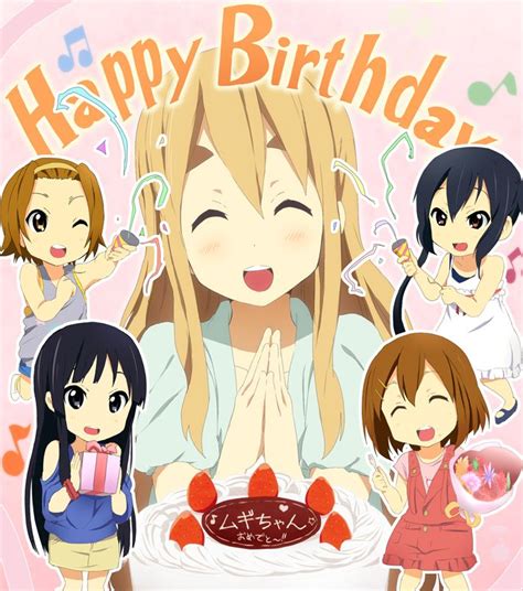 Birthday K On Anime Happy Birthday Anime Friendship Anime