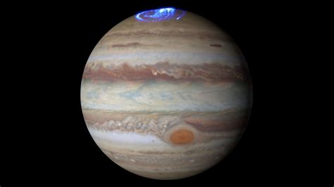 Check Out This Impressive Aurora Glowing Over Jupiter Youtube