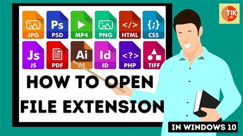 How To Open File Extension In Windows 10 Youtube