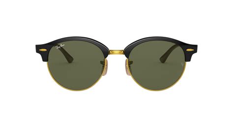 Buy Ray Ban Clubround Classic Black Sunglasses Online