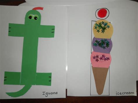 Letter I Or I Crafts Preschool And Kindergarten