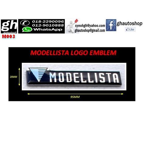 Muitos são os modelos de curriculum vitae possíveis e disponíveis online. MODELLISTA logo emblem M003 | Shopee Malaysia